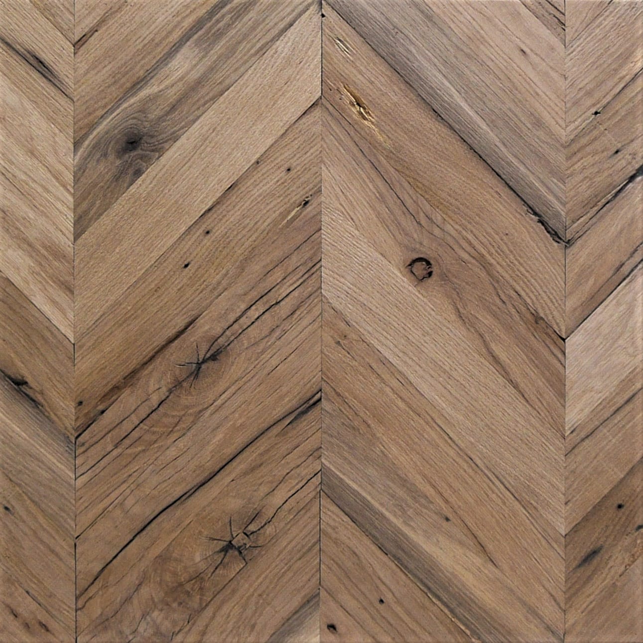 Reclaimed Oak Chevron Wood Flooring