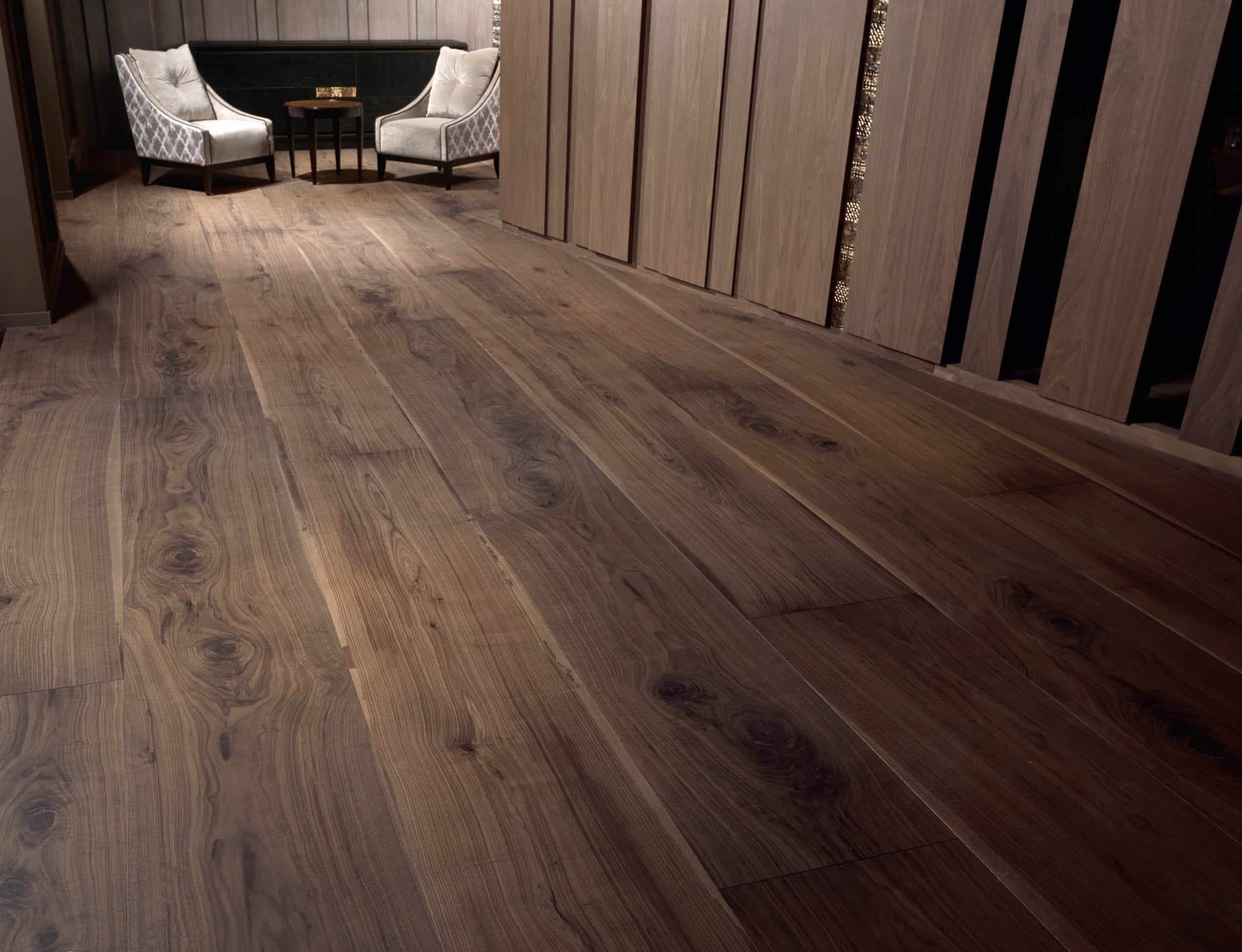 American Walnut wide plank Wood Flooring