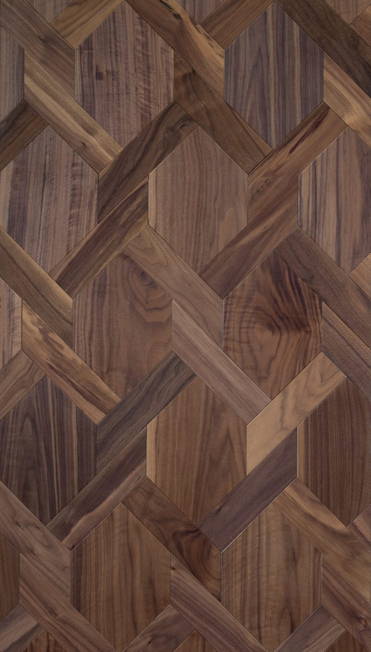 American Walnut Mansion Weave Parquet Flooring 5091